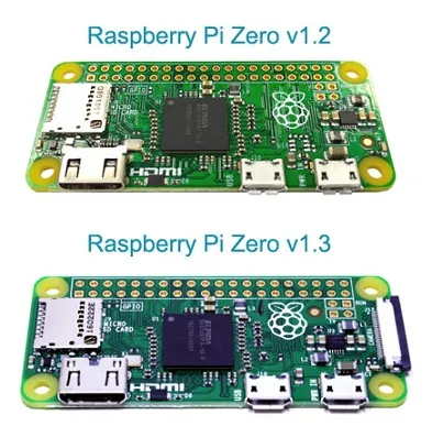 Raspberry Pi Zero v1.2 & v1.3
