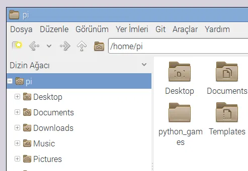 Raspbian Jessie Düz Pencere