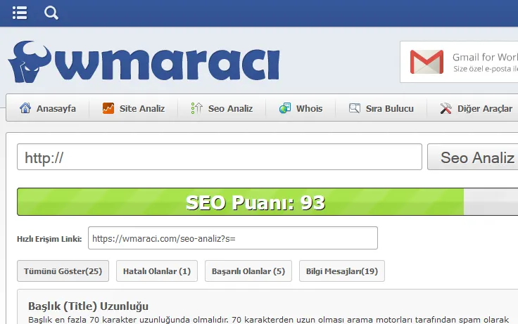 Webmaster Araçları - wmaracı